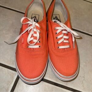 Coral vans sneakers